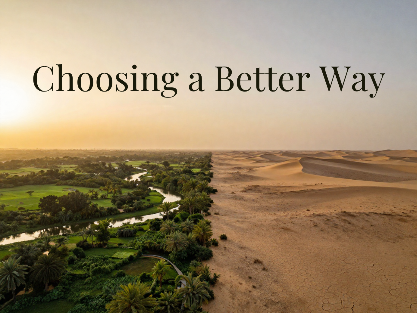 2 - Choosing a Better Way